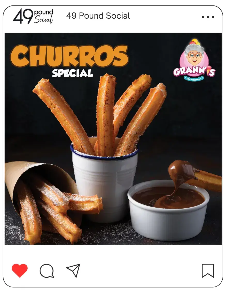 Churros Special: A mouthwatering image of churros, a popular Spanish dessert. Golden and crispy, these churros are served with a special dipping sauce.